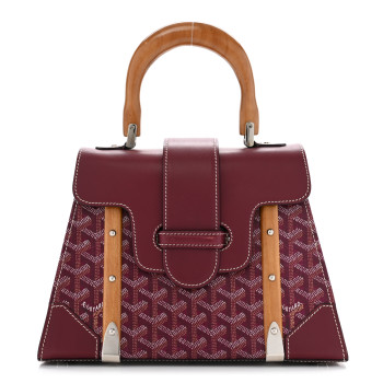 GOYARD Goyardine Saigon PM Burgundy