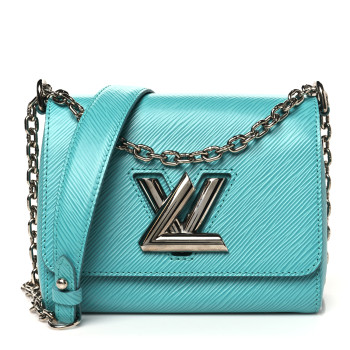 LOUIS VUITTON Epi Twist Shoulder Bag PM Turquoise