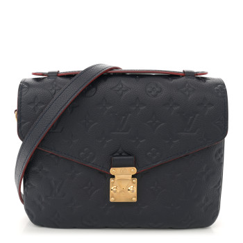 LOUIS VUITTON Empreinte Pochette Metis Marine Rouge