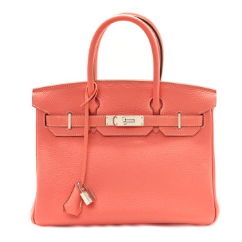HERMES Togo BIRKIN 30 Crevette