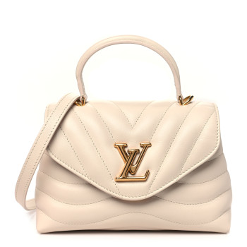 LOUIS VUITTON Calfskin Hold Me New Wave Ivory