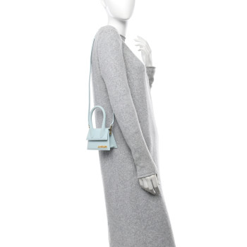 JACQUEMUS Nubuck Le Chiquito Pale Blue