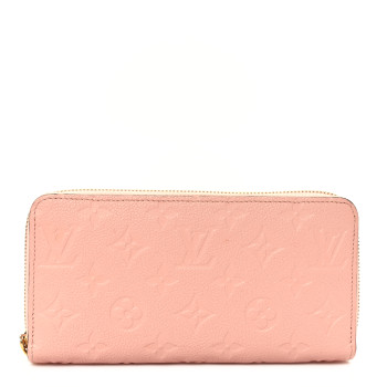 LOUIS VUITTON Empreinte Zippy Wallet Rose Poudre