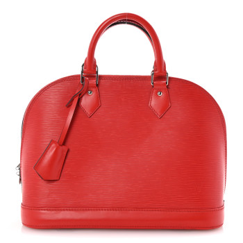 LOUIS VUITTON Epi Alma PM Coquelicot