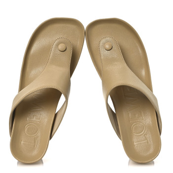 LOEWE Goatskin Ease 35mm Thong Sandals 41 Medium Concealer