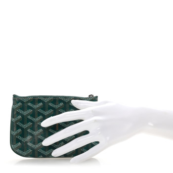 GOYARD Goyardine Nano Senat Key Pouch Green