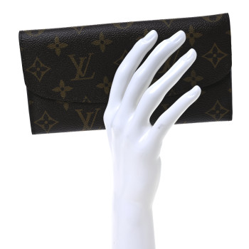LOUIS VUITTON Monogram Emilie Wallet Fuchsia