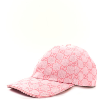 GUCCI Monogram New GG Baseball Hat XS Soft Cotton Candy