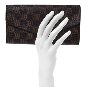 LOUIS VUITTON Damier Ebene Sarah Wallet NM