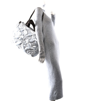 LOUIS VUITTON Econyl Monogram Pillow Giant Onthego GM Silver