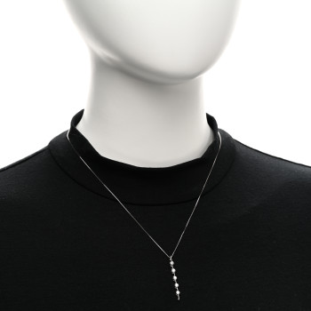 PARKER & WEST Platinum Diamond .50ctw Drop Pendant Necklace