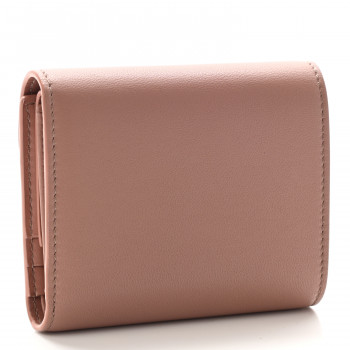 CELINE Shiny Smooth Lambskin Small Triomphe Wallet Vintage
