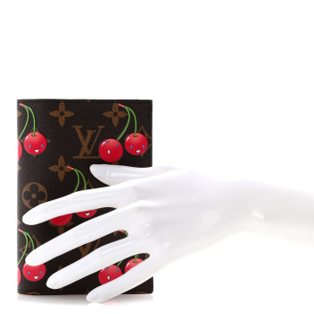 LOUIS VUITTON LV X TM Monogram Cerises Passport Cover