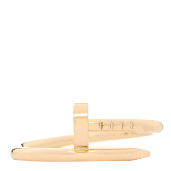 CARTIER 18K Yellow Gold Small Juste Un Clou Ring 52 6