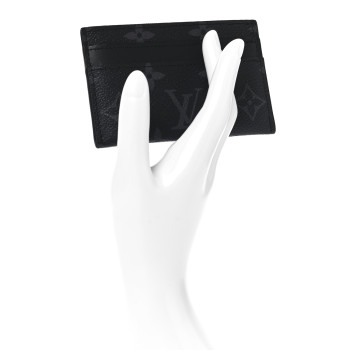 LOUIS VUITTON Monogram Eclipse Porte-Cartes Double Card Holder