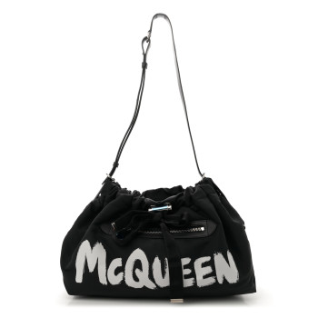 ALEXANDER MCQUEEN Nylon Medium Bundle Black White