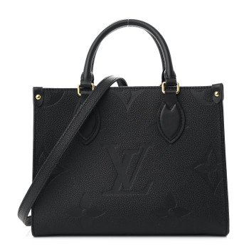 LOUIS VUITTON Empreinte Monogram Giant Onthego PM Black