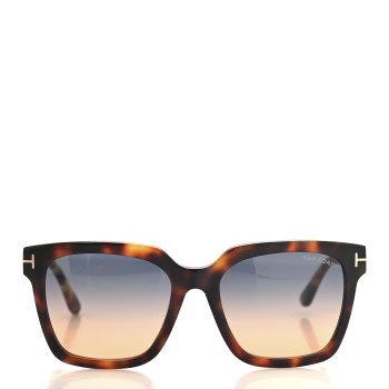 TOM FORD Acetate Selby Square Sunglasses TF952 Tortoise