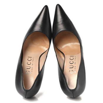 GUCCI Malaga Kid GG 95mm Pumps 37 Black GUCCI Malaga Kid GG 95mm Pumps 37 Black