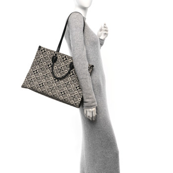 LOUIS VUITTON Jacquard Since 1854 Onthego GM Grey