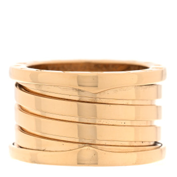 BULGARI 18K Yellow Gold B.Zero1 Four-Band Ring 54 7