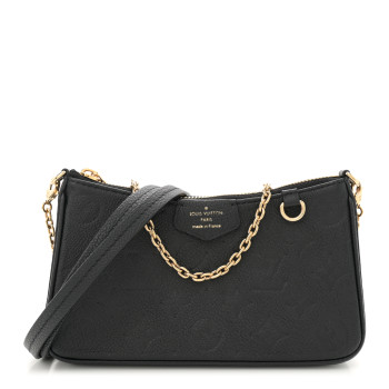LOUIS VUITTON Empreinte Easy Pouch On Strap Black