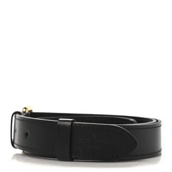 LOUIS VUITTON Calfskin Odeon PM Adjustable Shoulder Strap Black