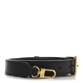 LOUIS VUITTON Calfskin Odeon PM Adjustable Shoulder Strap Black
