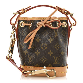 LOUIS VUITTON Monogram Micro Noe Bag Charm Key Ring