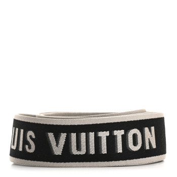 LOUIS VUITTON Jacquard Diane Shoulder Strap Black Ivory
