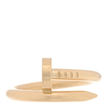 CARTIER 18K Yellow Gold Juste Un Clou Ring 53 6.5
