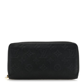 LOUIS VUITTON Empreinte Zippy Wallet Black