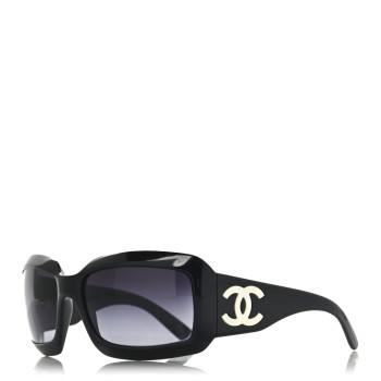 CHANEL Mother of Pearl CC Sunglasses 5076-H Black