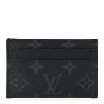 LOUIS VUITTON Monogram Eclipse Porte-Cartes Double Card Holder