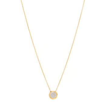 MARCO BICEGO 18K Yellow White Gold Diamond Jaipur Pendant Necklace