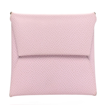 HERMES Epsom Bastia Coin Purse Mauve Pale