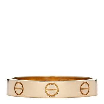 CARTIER 18K Yellow Gold 3.5mm LOVE Wedding Band Ring 56 7.75