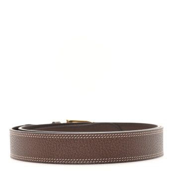 GUCCI Textured Dollar Calfskin Belt 110 44 New Acero