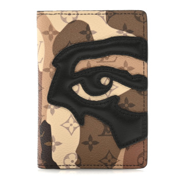LOUIS VUITTON Monogram Portrait Pocket Organizer Brown