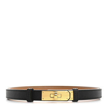 HERMES Epsom Kelly Belt Black