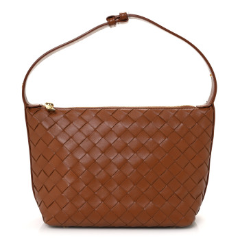 BOTTEGA VENETA Calfskin Intrecciato Mini Wallace Wood