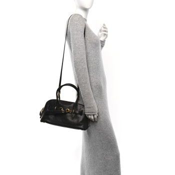 MIU MIU Nappa Aviator Regular Aventure Bag Black