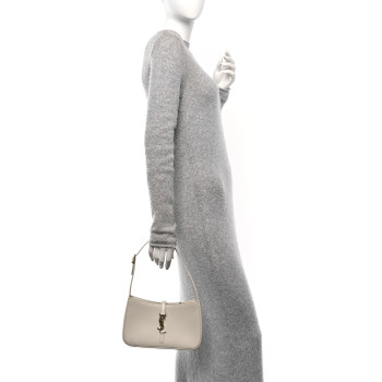 SAINT LAURENT Smooth Calfskin Le 5 A 7 Hobo Crema Soft
