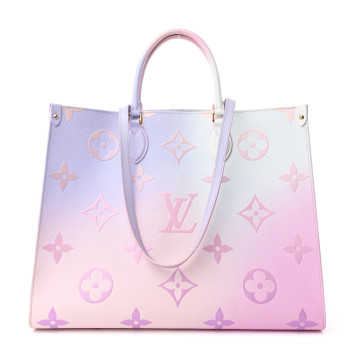 LOUIS VUITTON Monogram Giant Spring In The City Onthego GM Sunrise Pastel