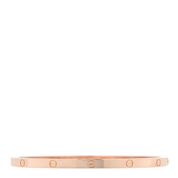 CARTIER 18K Pink Gold Small LOVE Bracelet 17