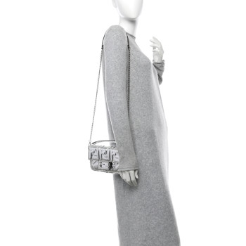 FENDI Rock Millenium FF 1974 Embossed Mini Baguette Palladio