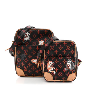 LOUIS VUITTON Catogram Paname Set Marron