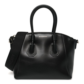 GIVENCHY Box Calfskin Mini Sport Antigona Top Handle Bag Black