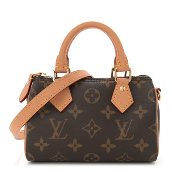 LOUIS VUITTON Monogram Nano Speedy Bandouliere