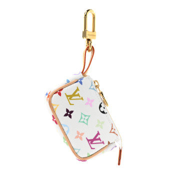 LOUIS VUITTON LV X TM Monogram Multicolor Micro Pochette White